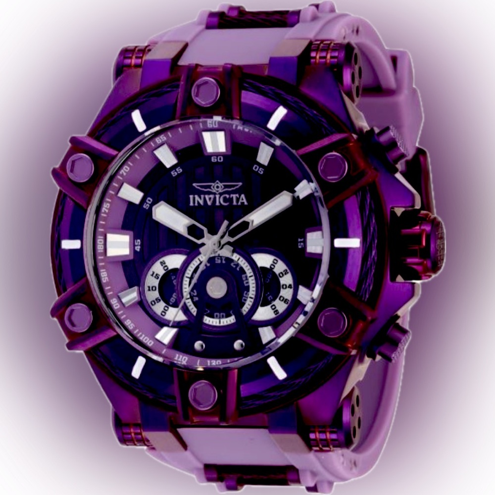 Invicta Bolt Watch - 52mm, Purple